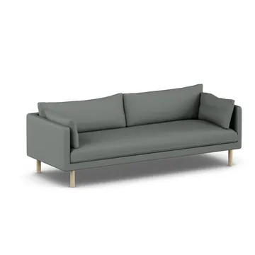 Linnevik sofa - Caleido Grey 1240-dąb olejowany na biało, 4-osobowa - 1898