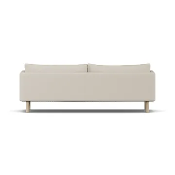 Linnevik sofa - Jump Beige 1956-dąb olejowany na biało, 4-osobowa, bez falbany - 1898
