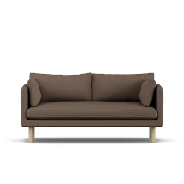 Linnevik sofa - Jump Brown 1955 1955-dąb olejowany na biało, 2-osobowa - 1898