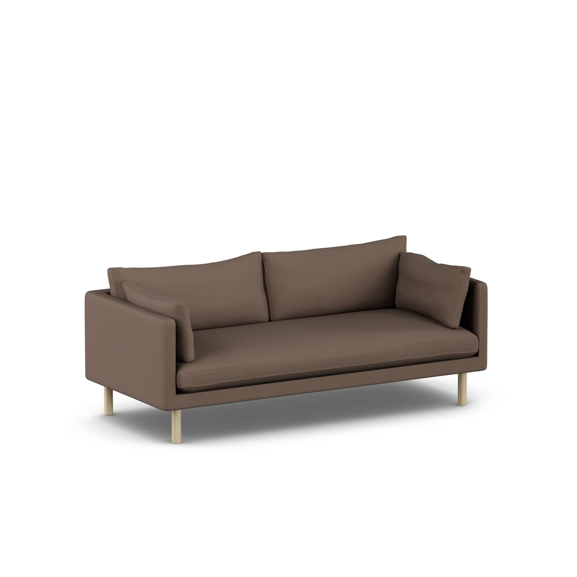 Linnevik sofa, Jump Brown 1955 1955-dąb olejowany na biało, 3-osobowa 1898