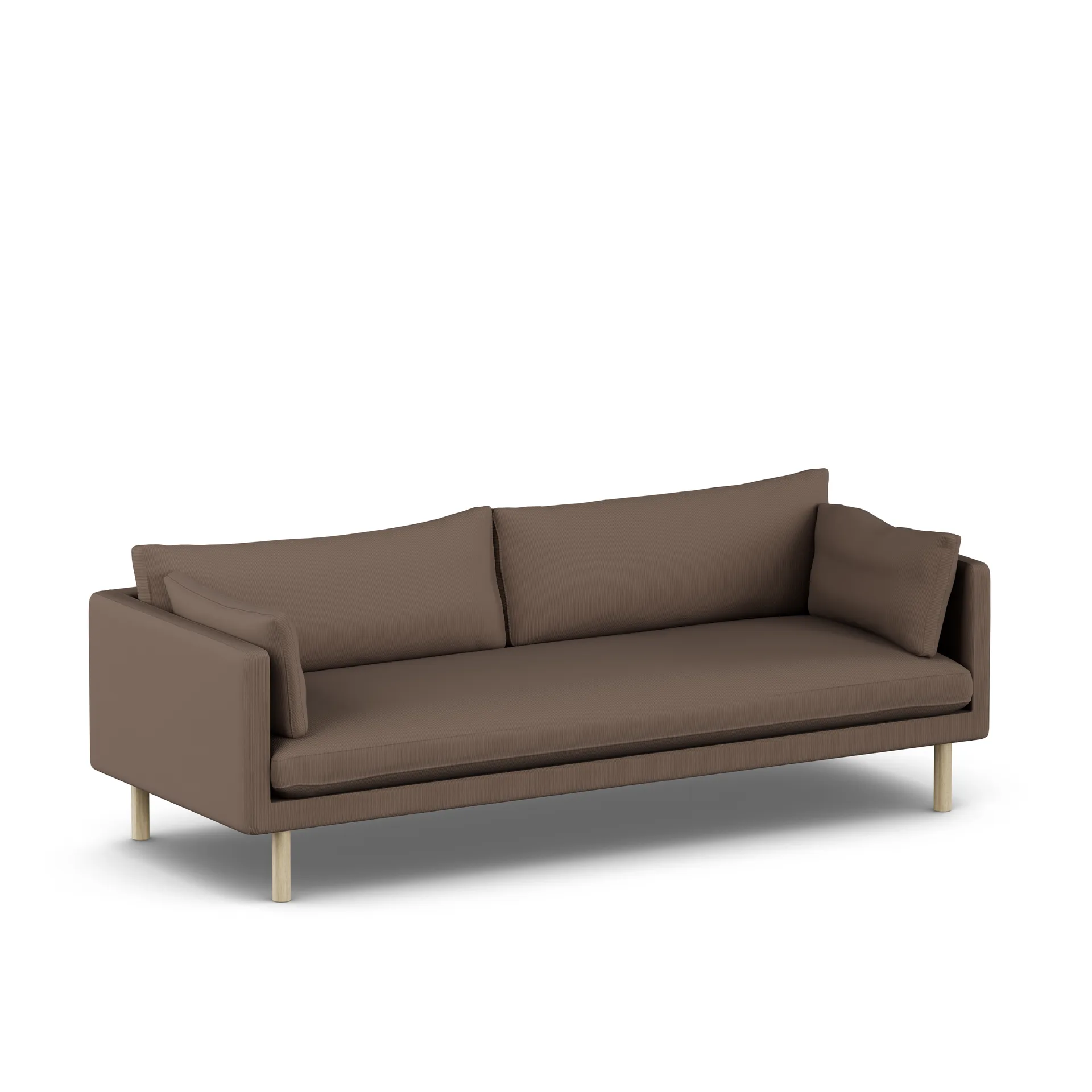 Linnevik sofa, Jump Brown 1955 1955-dąb olejowany na biało, 4-osobowa 1898
