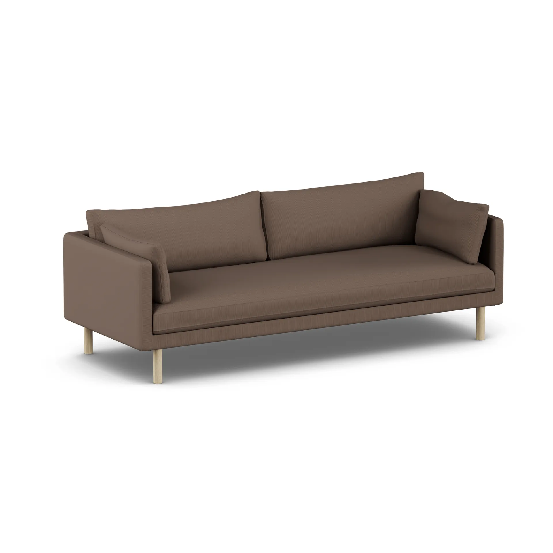 Linnevik sofa, Jump Brown 1955 1955-dąb olejowany na biało, 4-osobowa 1898