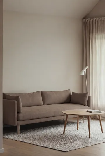 Linnevik sofa - Jump Brown 1955 1955-dąb olejowany na biało, 4-osobowa - 1898