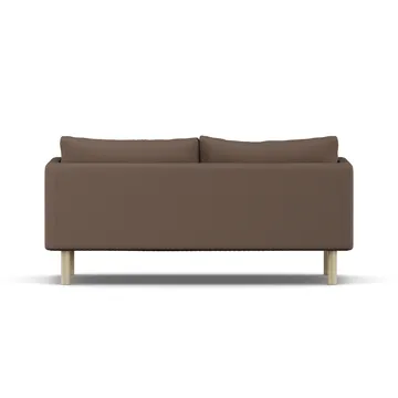 Linnevik sofa - Jump Brown 1955-dąb olejowany na biało, 2-osobowa, bez falbany - 1898