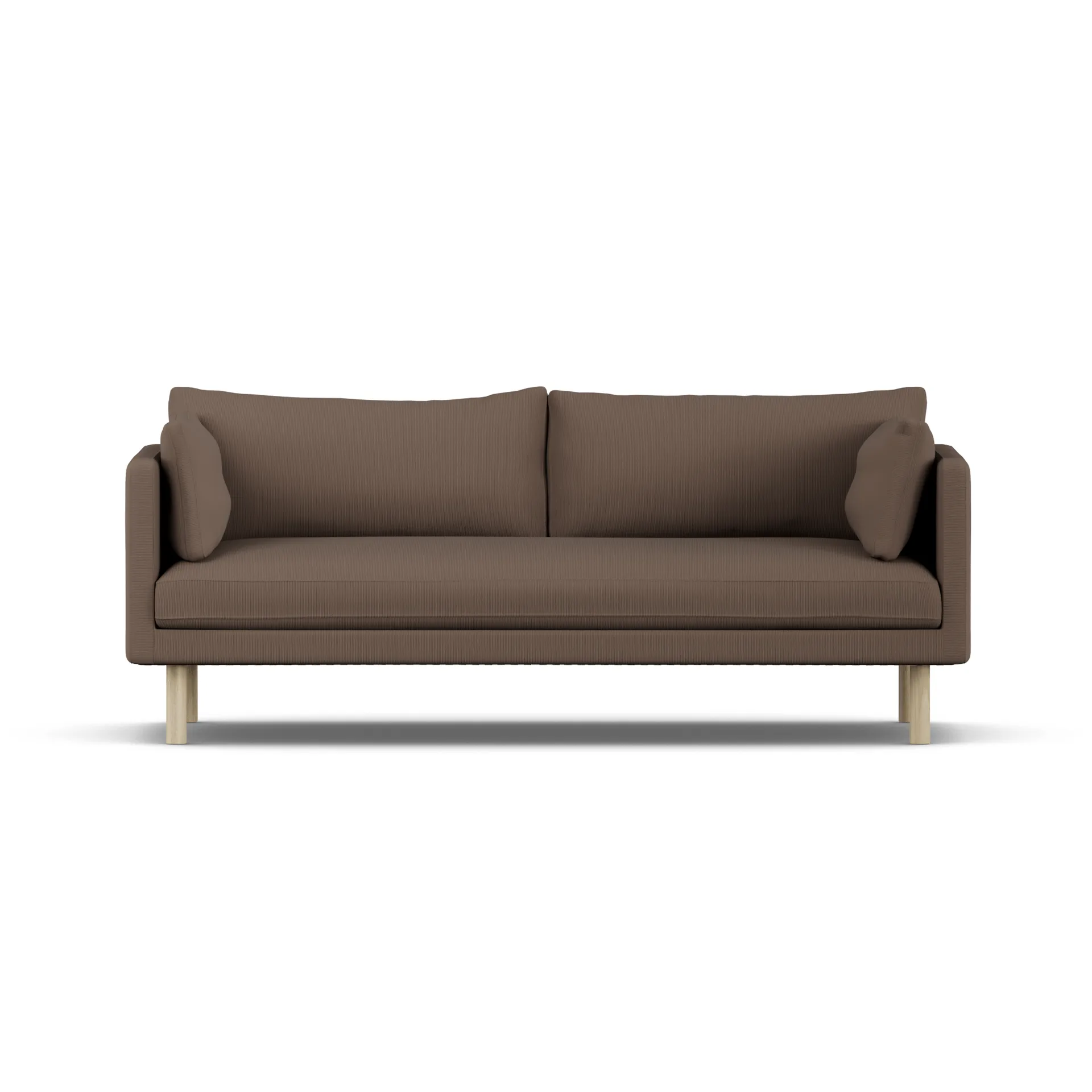 Linnevik sofa, Jump Brown 1955-dąb olejowany na biało, 3-osobowa, bez falbany 1898