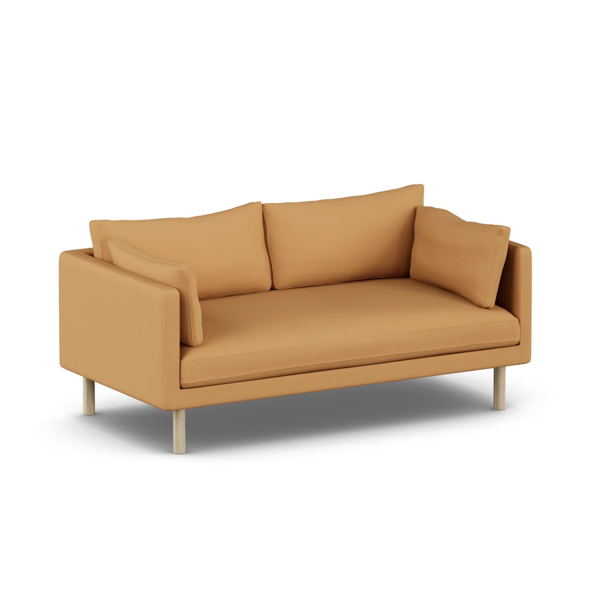 Linnevik sofa, Jump Honey 1959-dąb olejowany na biało, 2-osobowa, bez falbany 1898