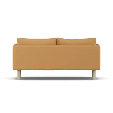 Linnevik sofa - Jump Honey 1959-dąb olejowany na biało, 2-osobowa, bez falbany - 1898
