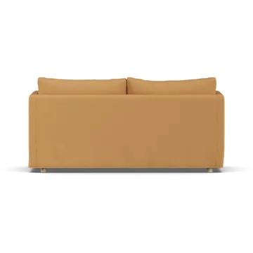 Linnevik sofa - Jump Honey 1959-dąb olejowany na biało, 2-osobowa, z falbaną - 1898