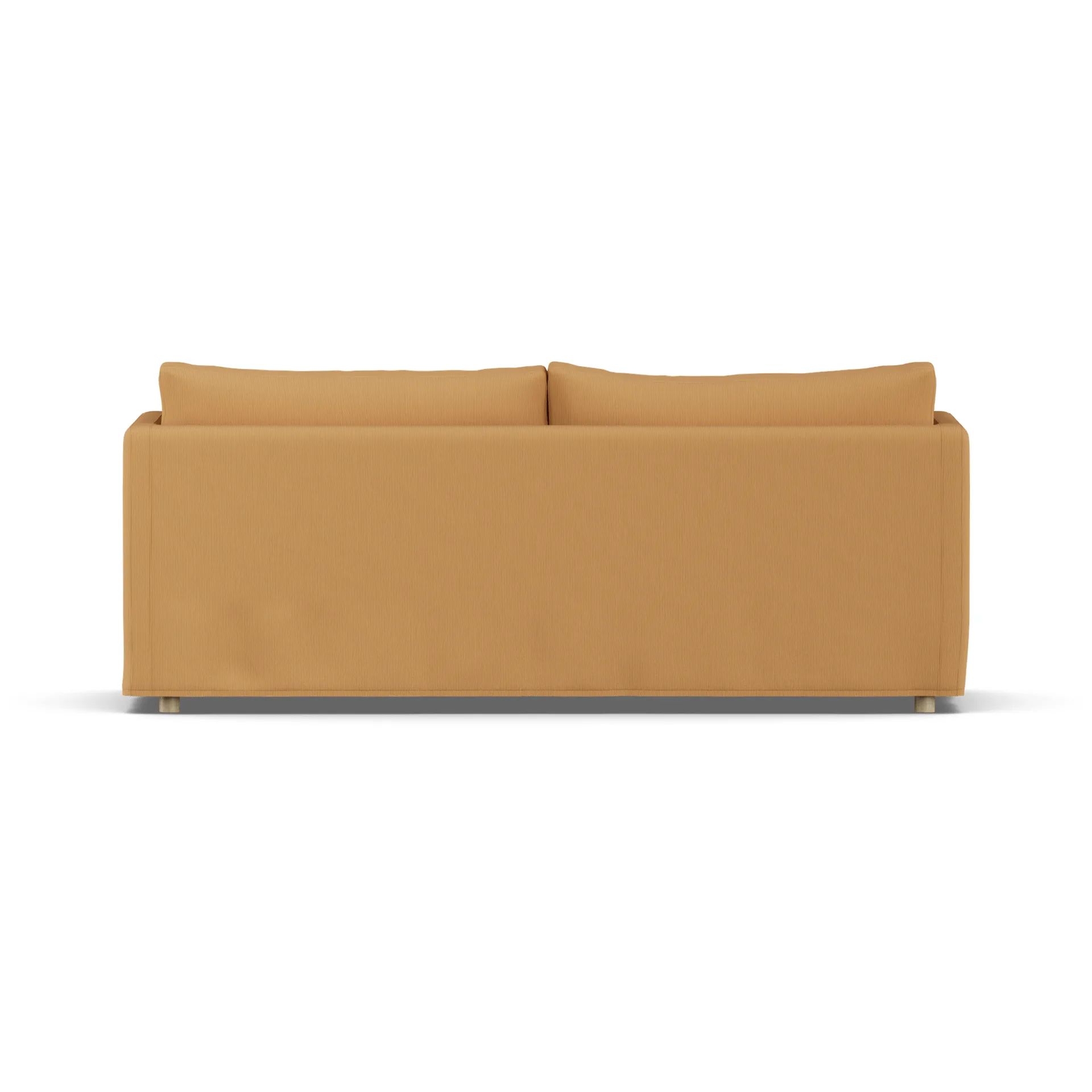 Linnevik sofa, Jump Honey 1959-dąb olejowany na biało, 3-osobowa, z falbaną 1898