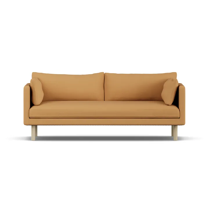Linnevik sofa - Jump Honey 1959-dąb olejowany na biało, 3-osobowa - 1898
