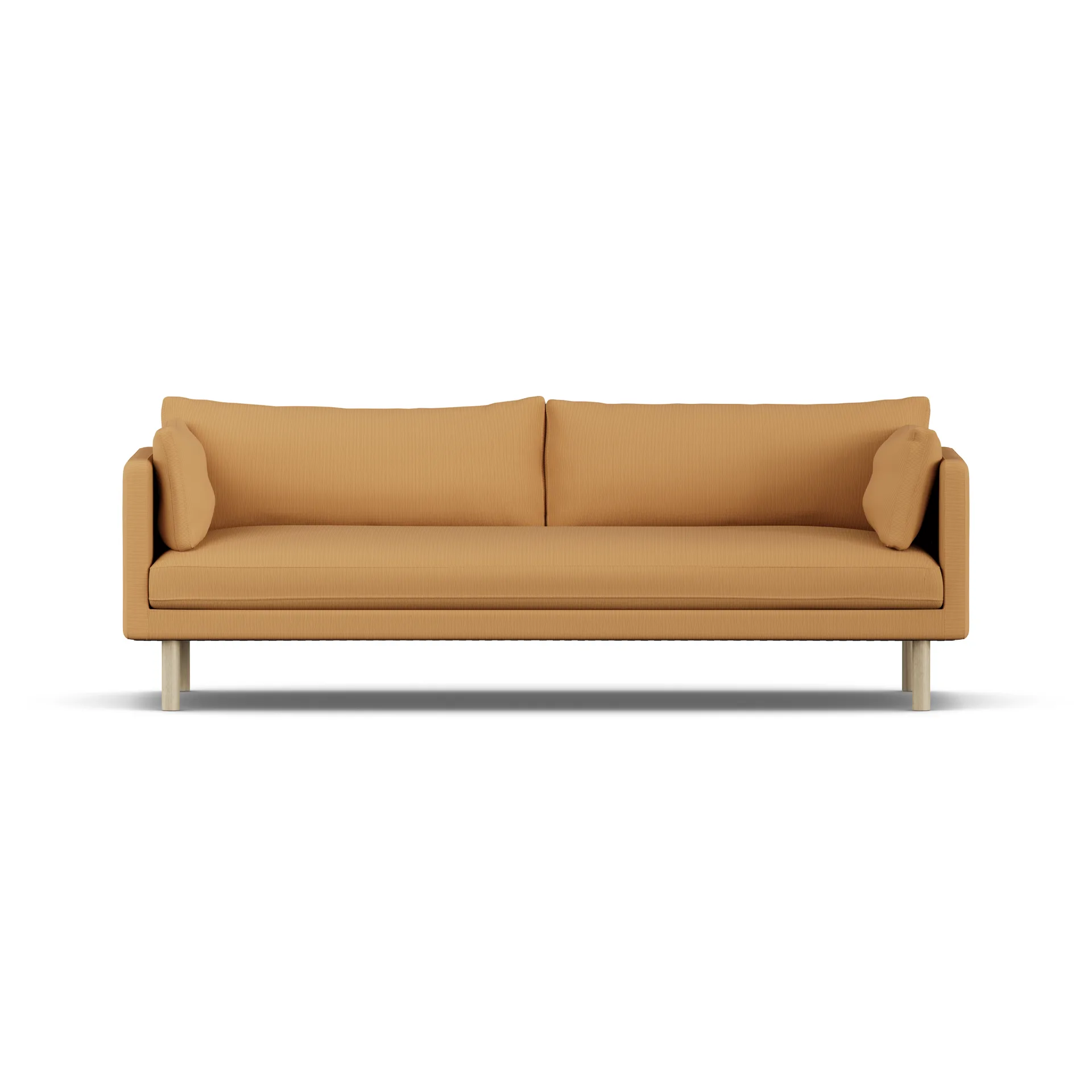 Linnevik sofa, Jump Honey 1959-dąb olejowany na biało, 4-osobowa, bez falbany 1898