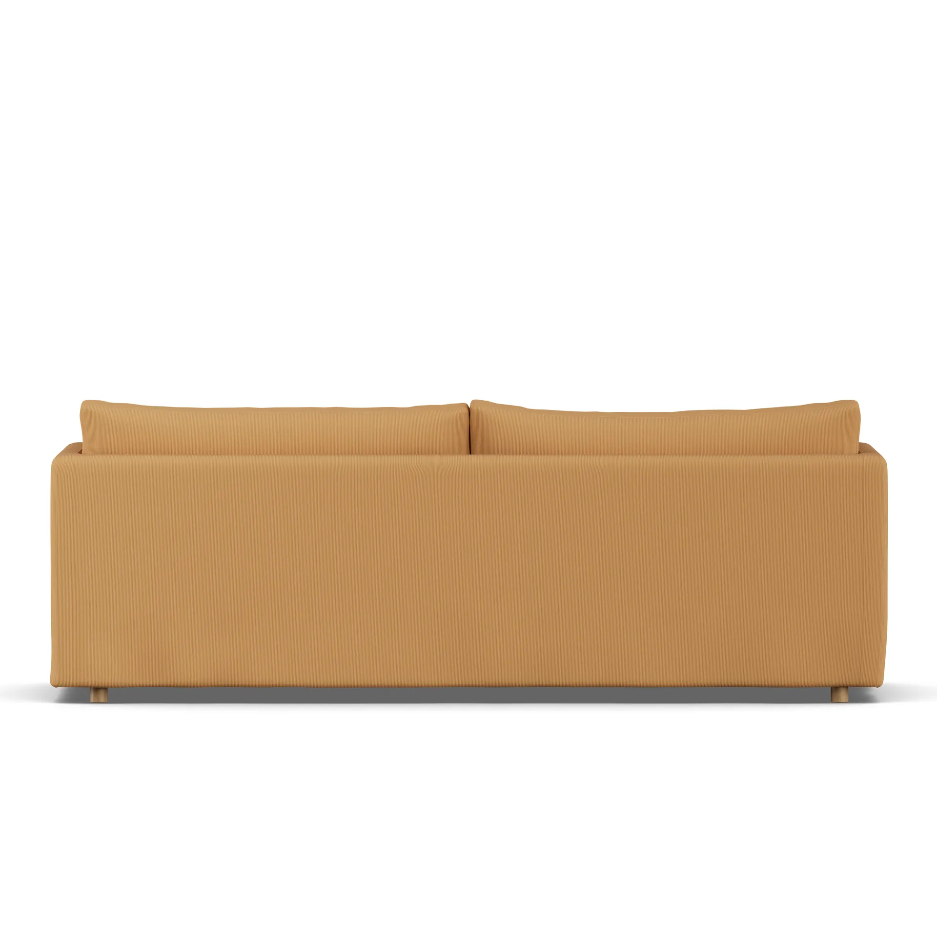 Linnevik sofa, Jump honey 1959-dąb olejowany na biało, 4-osobowa, z falbaną 1898
