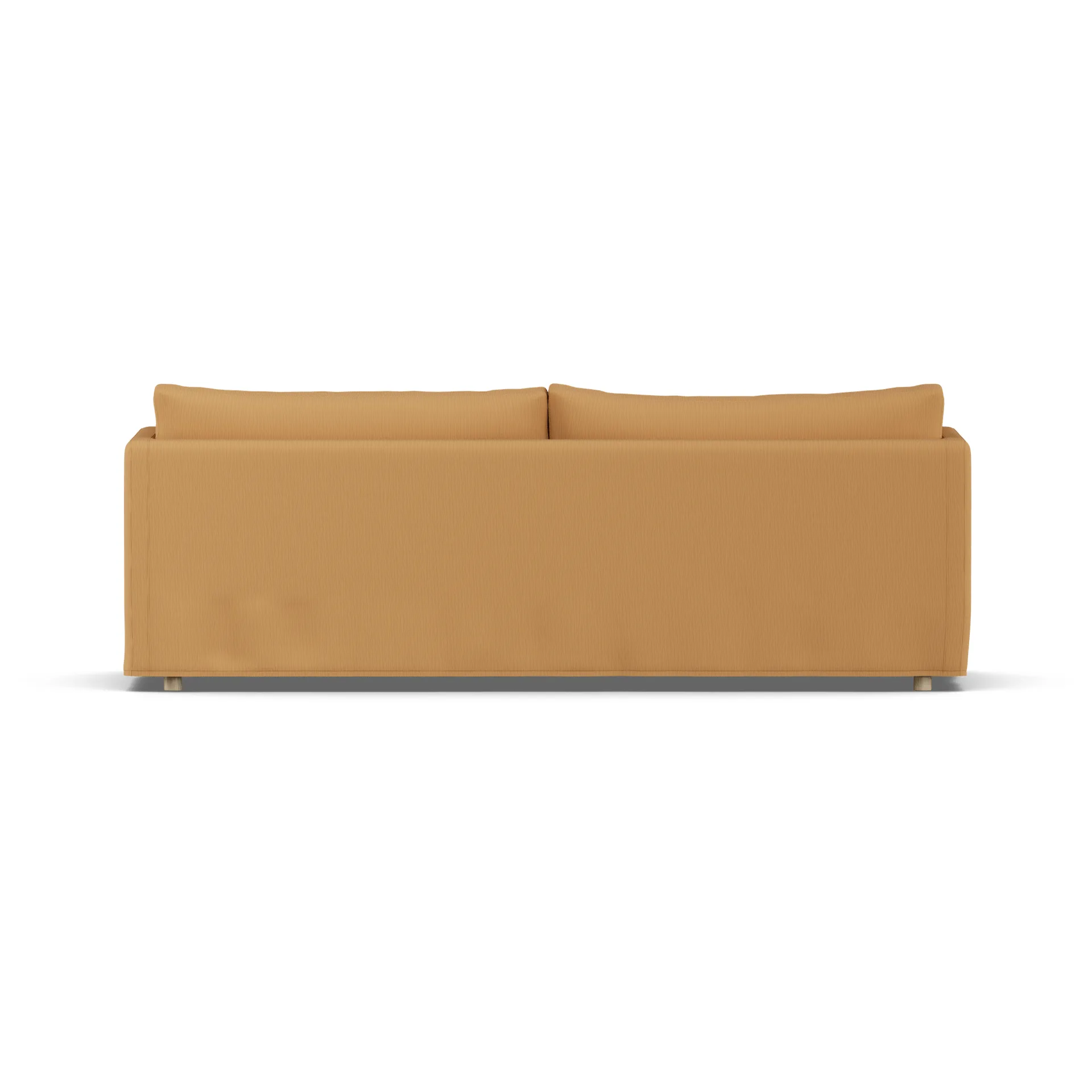 Linnevik sofa, Jump honey 1959-dąb olejowany na biało, 4-osobowa, z falbaną 1898