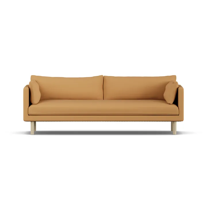Linnevik sofa - Jump Honey 1959-dąb olejowany na biało, 4-osobowa - 1898