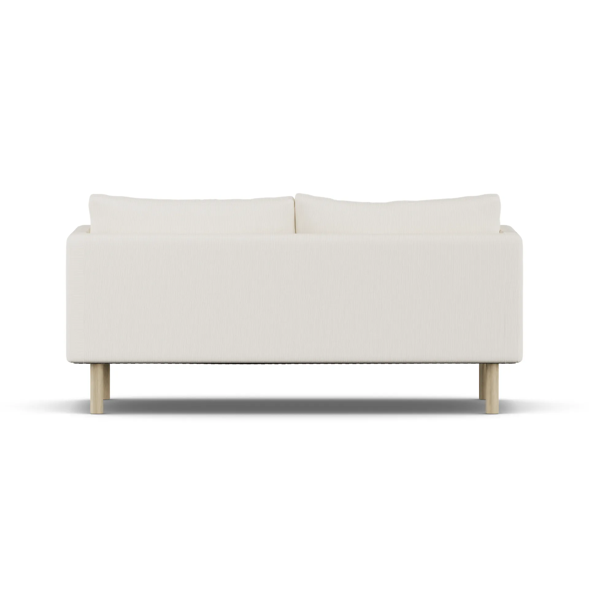 Linnevik sofa, Jump Off White 1954-dąb olejowany na biało, 2-osobowa, bez falbany 1898