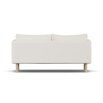 Linnevik sofa - Jump Off White 1954-dąb olejowany na biało, 2-osobowa, bez falbany - 1898