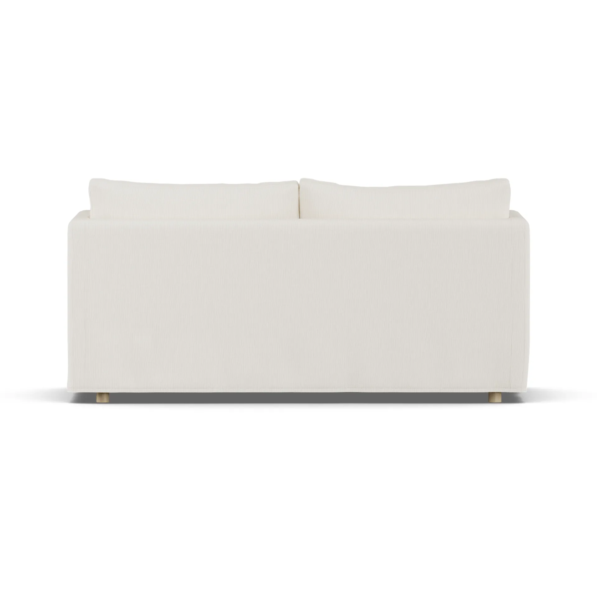 Linnevik sofa, Jump off white 1954-dąb olejowany na biało, 2-osobowa, z falbaną 1898