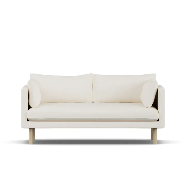 Linnevik sofa - Jump Off White 1954-dąb olejowany na biało, 2-osobowa - 1898