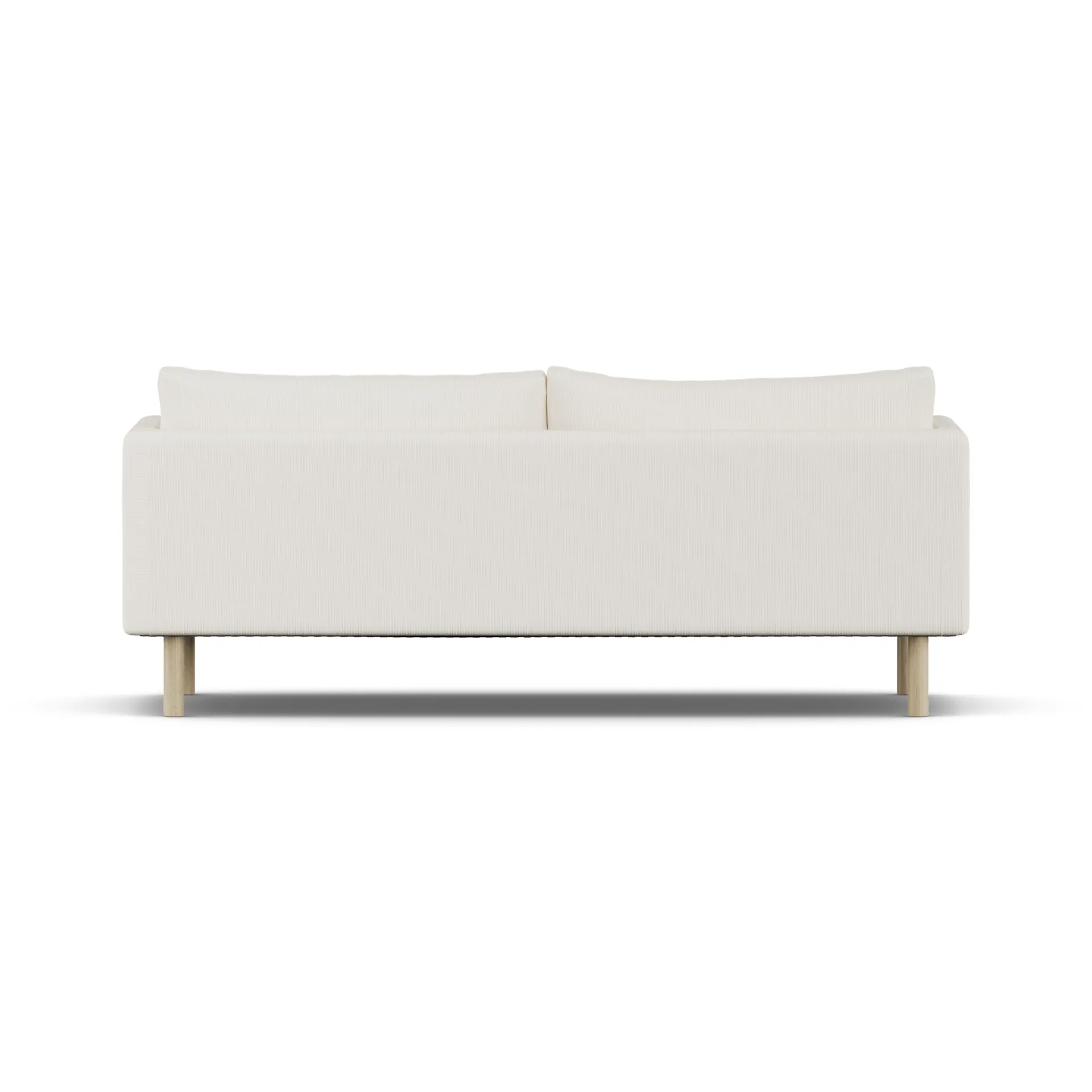 Linnevik sofa, Jump Off White 1954-dąb olejowany na biało, 3-osobowa, bez falbany 1898