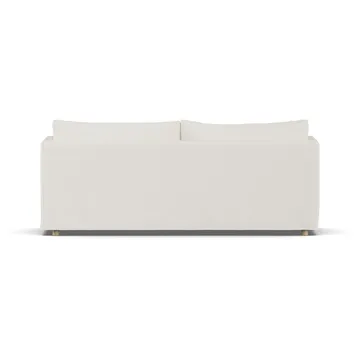 Linnevik sofa - Jump off white 1954-dąb olejowany na biało, 3-osobowa, z falbaną - 1898