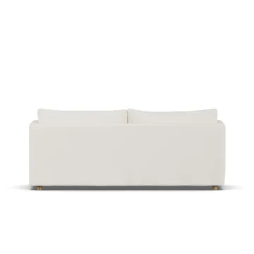 Linnevik sofa - Jump off white 1954-dąb olejowany na biało, 3-osobowa, z falbaną - 1898