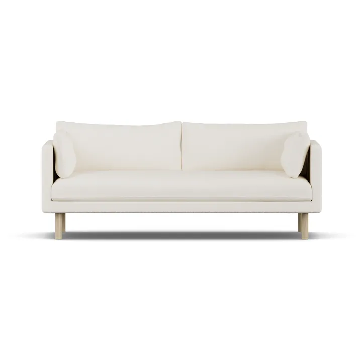 Linnevik sofa - Jump Off White 1954-dąb olejowany na biało, 3-osobowa - 1898