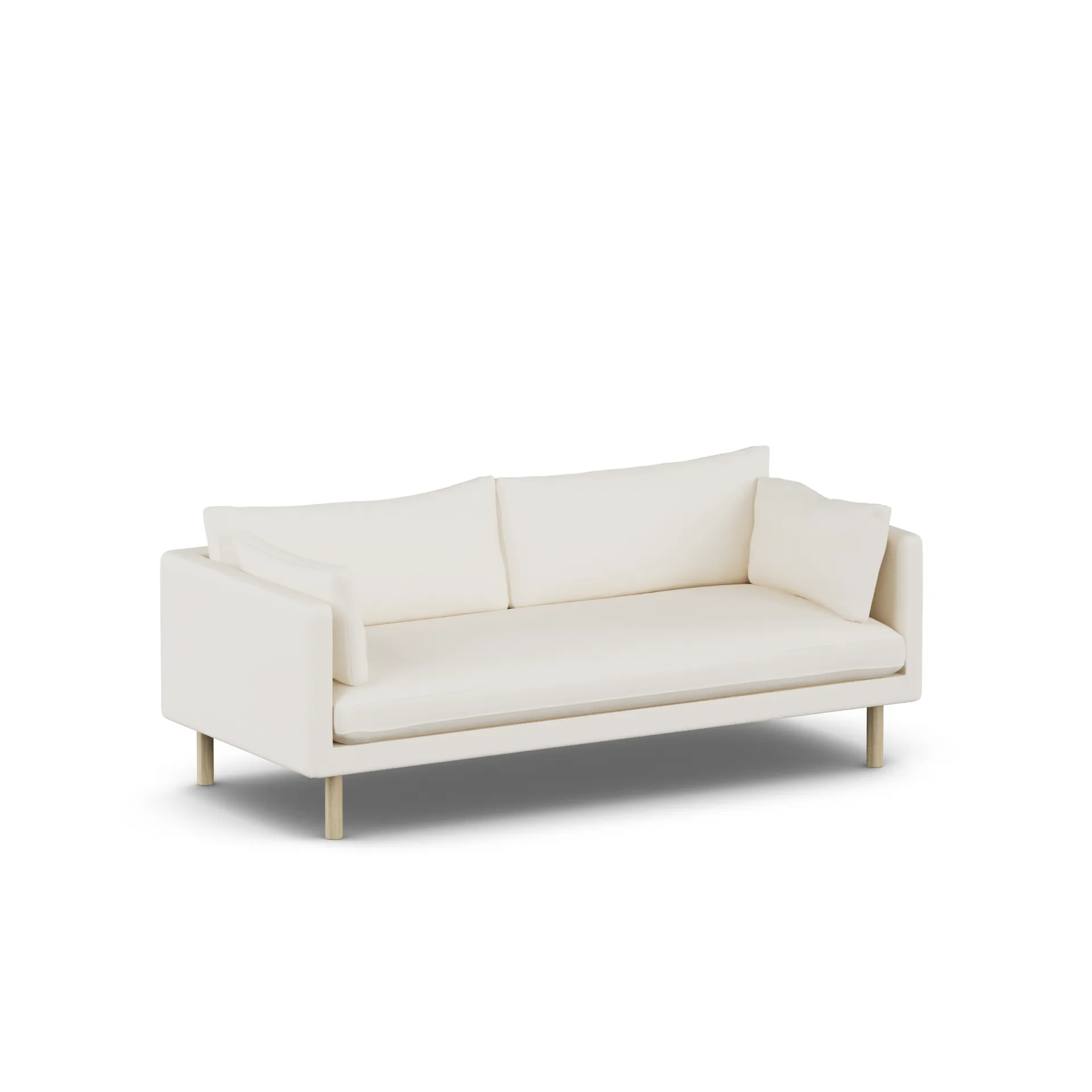 Linnevik sofa, Jump Off White 1954-dąb olejowany na biało, 3-osobowa 1898