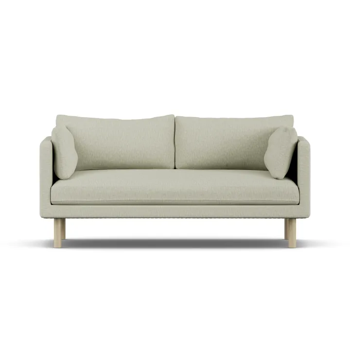 Linnevik sofa - Luiza Beige 3981-dąb olejowany na biało, 2-osobowa - 1898