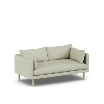 Linnevik sofa - Luiza Beige 3981-dąb olejowany na biało, 2-osobowa - 1898