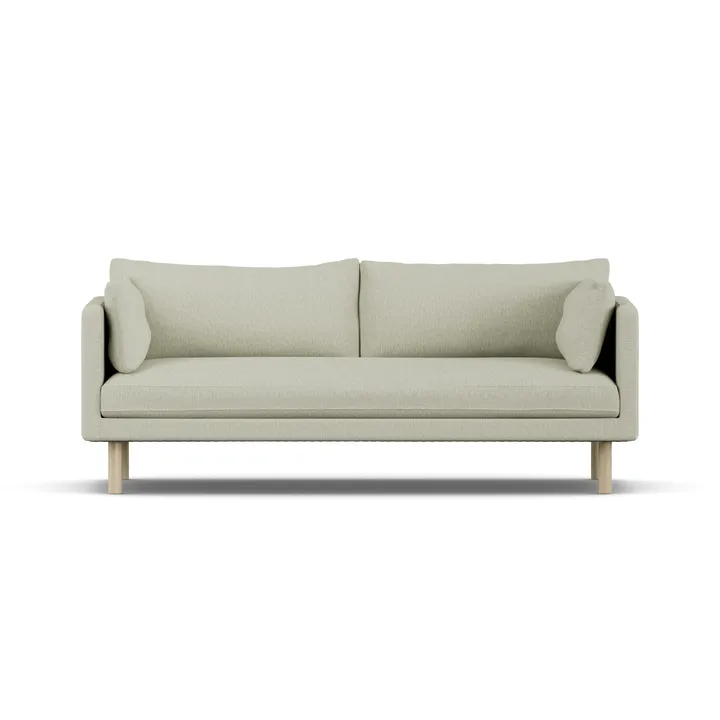 Linnevik sofa - Luiza Beige 3981-dąb olejowany na biało, 3-osobowa - 1898