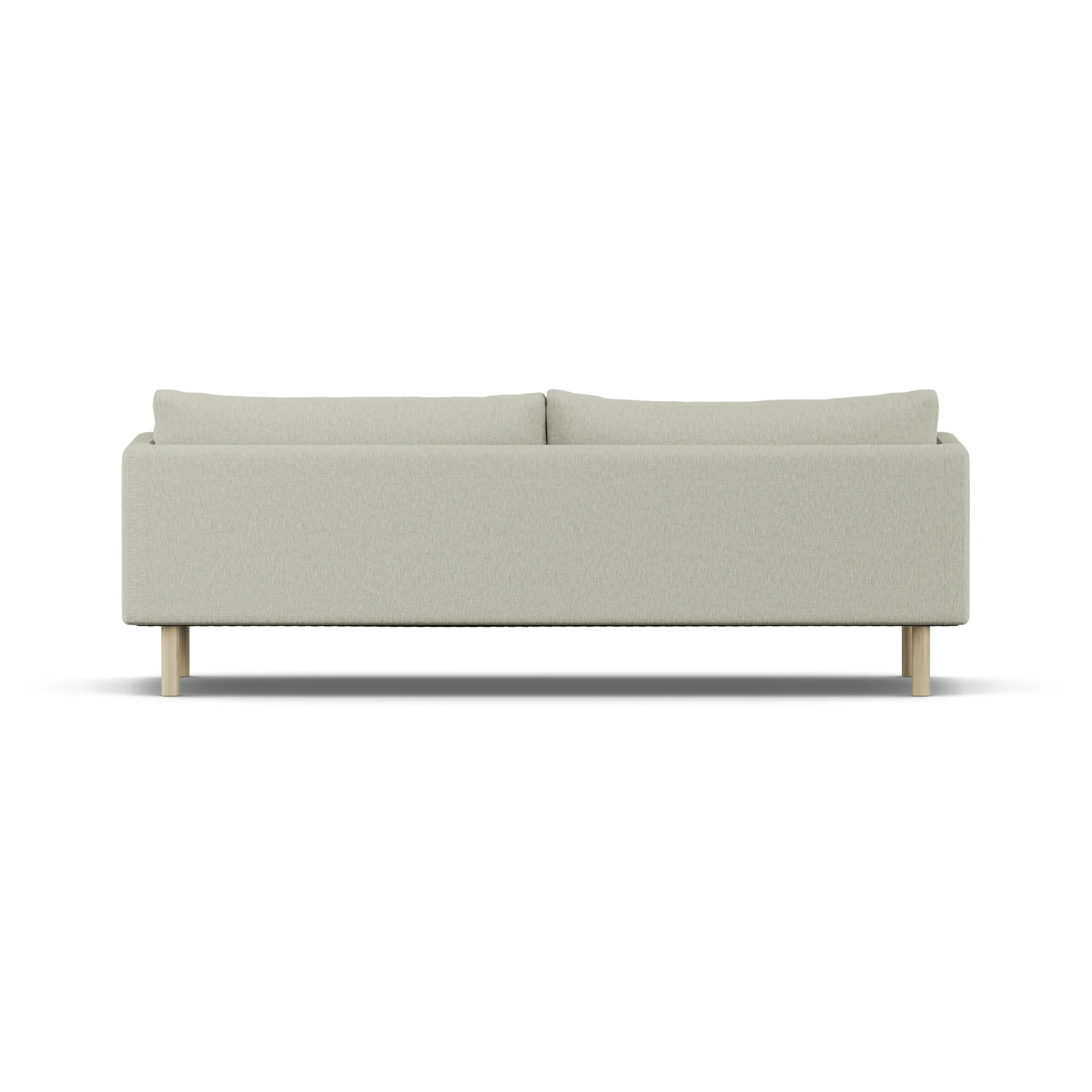 Linnevik sofa, Luiza Beige 3981-dąb olejowany na biało, 4-osobowa, bez falbany 1898