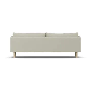 Linnevik sofa - Luiza Beige 3981-dąb olejowany na biało, 4-osobowa, bez falbany - 1898