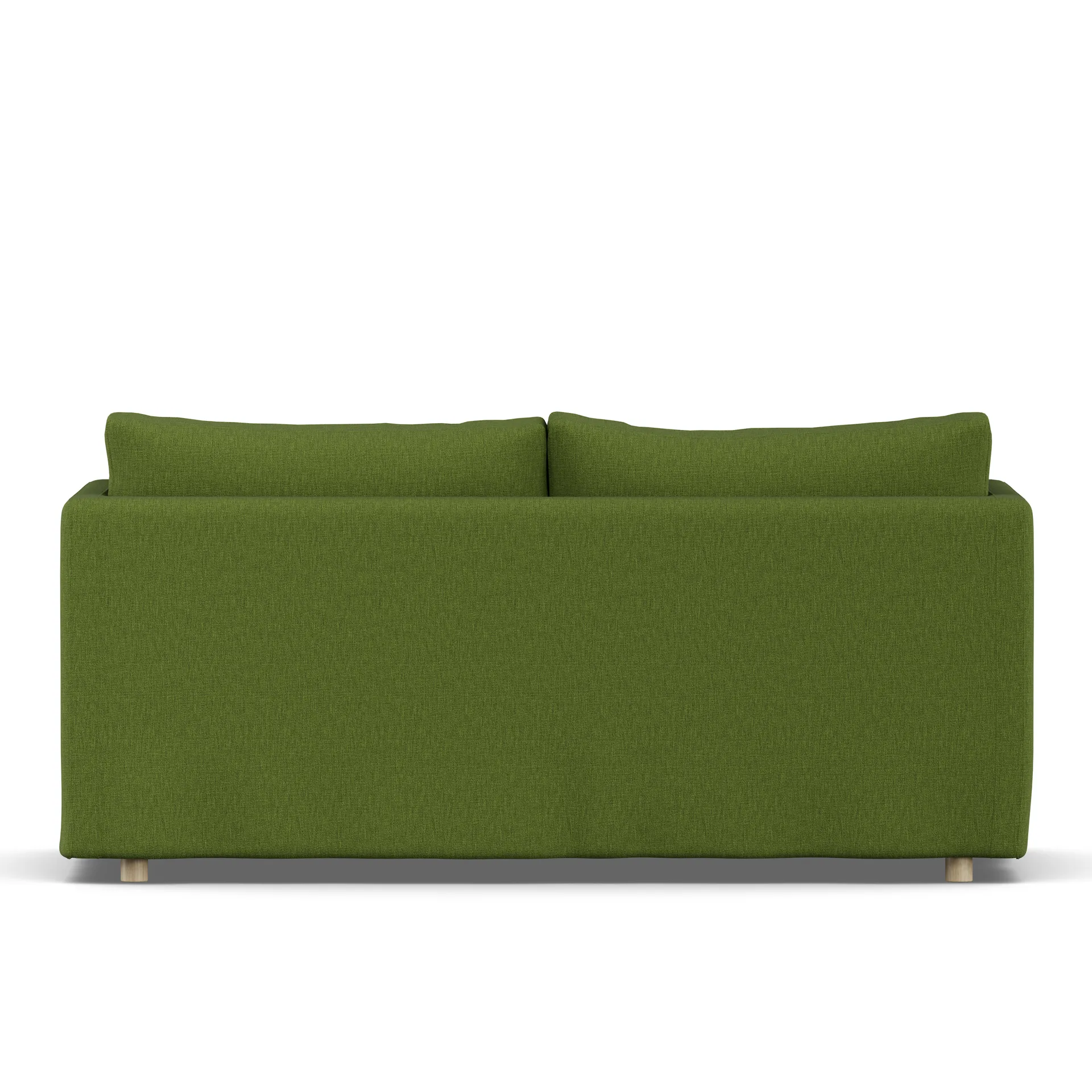 Linnevik sofa, Luiza Green 3975-dąb olejowany na biało, 2-osobowa, z falbaną 1898