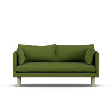 Linnevik sofa - Luiza Green 3975-dąb olejowany na biało, 2-osobowa - 1898