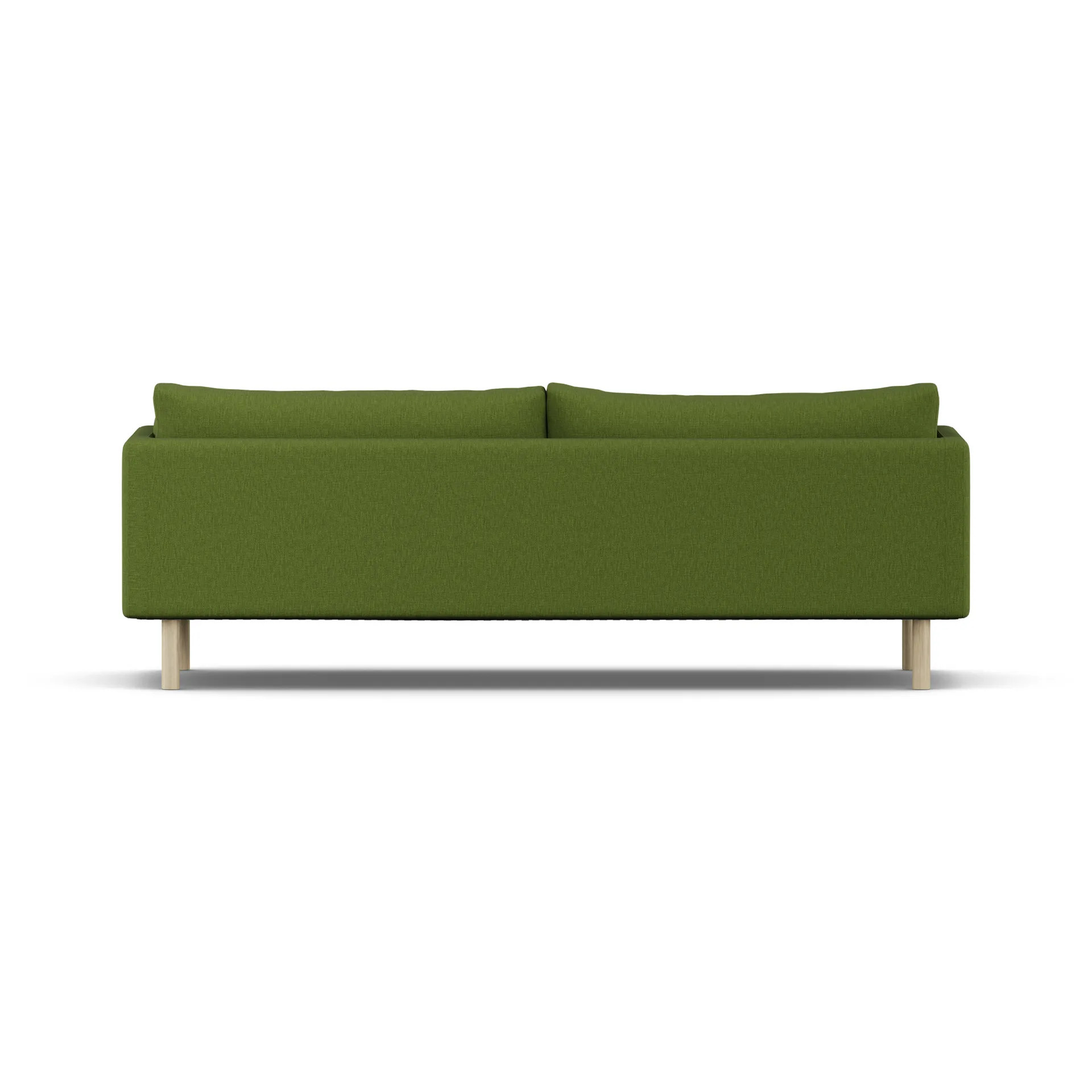 Linnevik sofa, Luiza Green 3975-dąb olejowany na biało, 4-osobowa, bez falbany 1898
