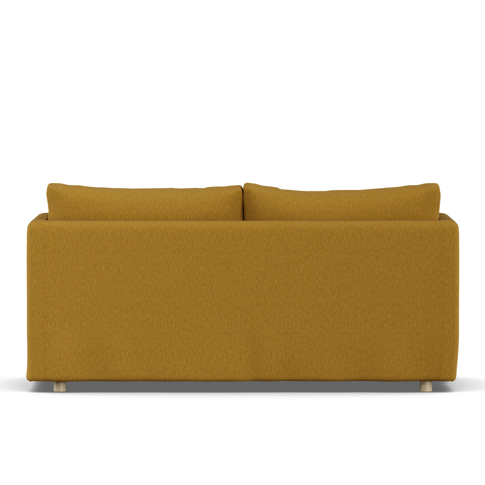Linnevik sofa, Luiza Mustard 3972-dąb olejowany na biało, 2-osobowa, z falbaną 1898