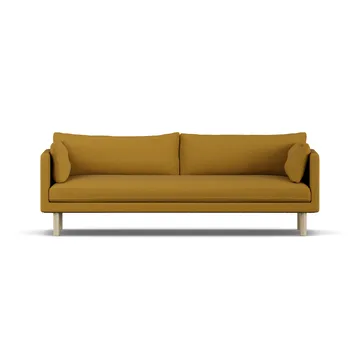 Linnevik sofa - Luiza Mustard 3972-dąb olejowany na biało, 4-osobowa - 1898
