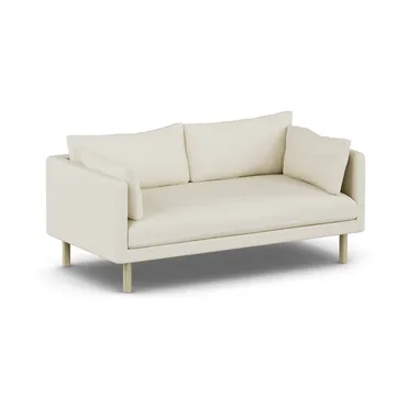 Linnevik sofa - Oslo Nature 1540-dąb olejowany na biało, 2-osobowa, bez falbany - 1898