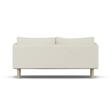 Linnevik sofa - Oslo Nature 1540-dąb olejowany na biało, 2-osobowa, bez falbany - 1898