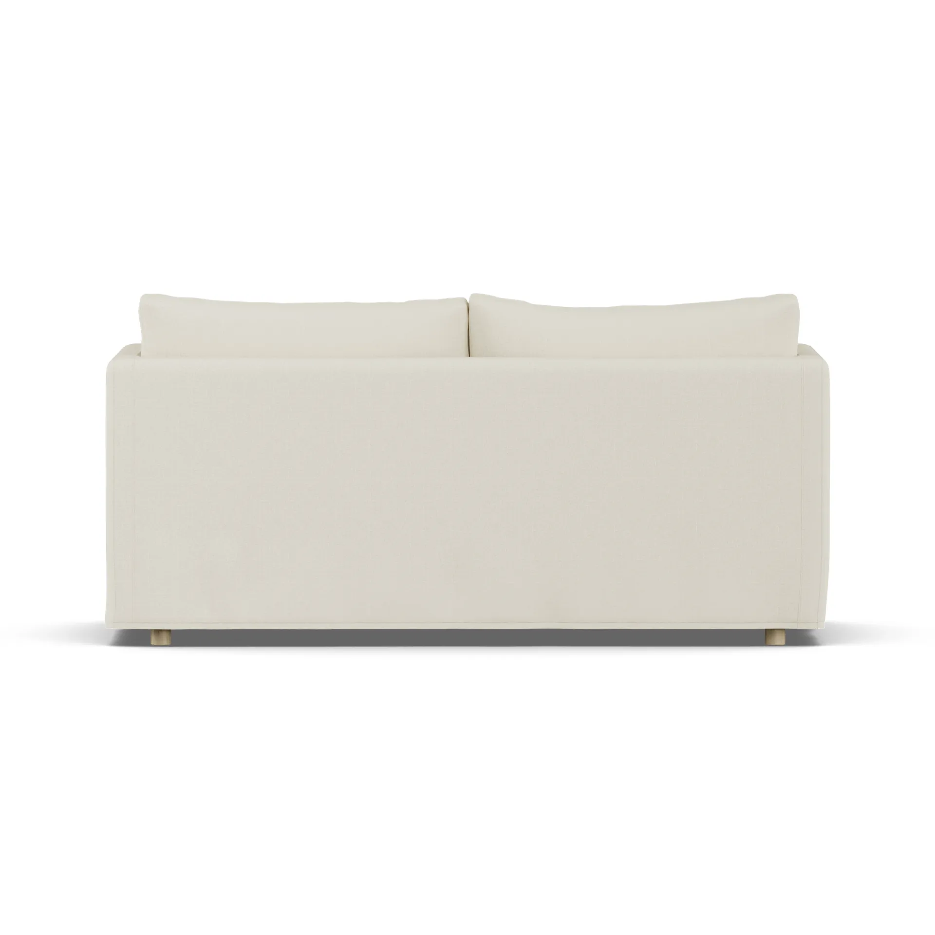 Linnevik sofa, Oslo Nature 1540-dąb olejowany na biało, 2-osobowa, z falbaną 1898