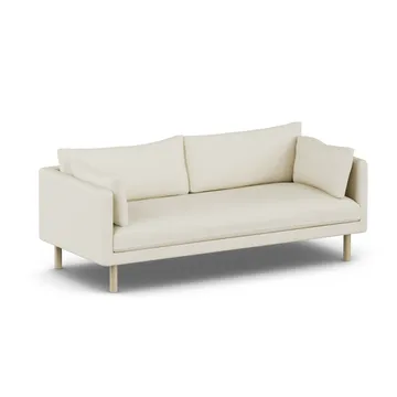 Linnevik sofa - Oslo Nature 1540-dąb olejowany na biało, 3-osobowa, bez falbany - 1898