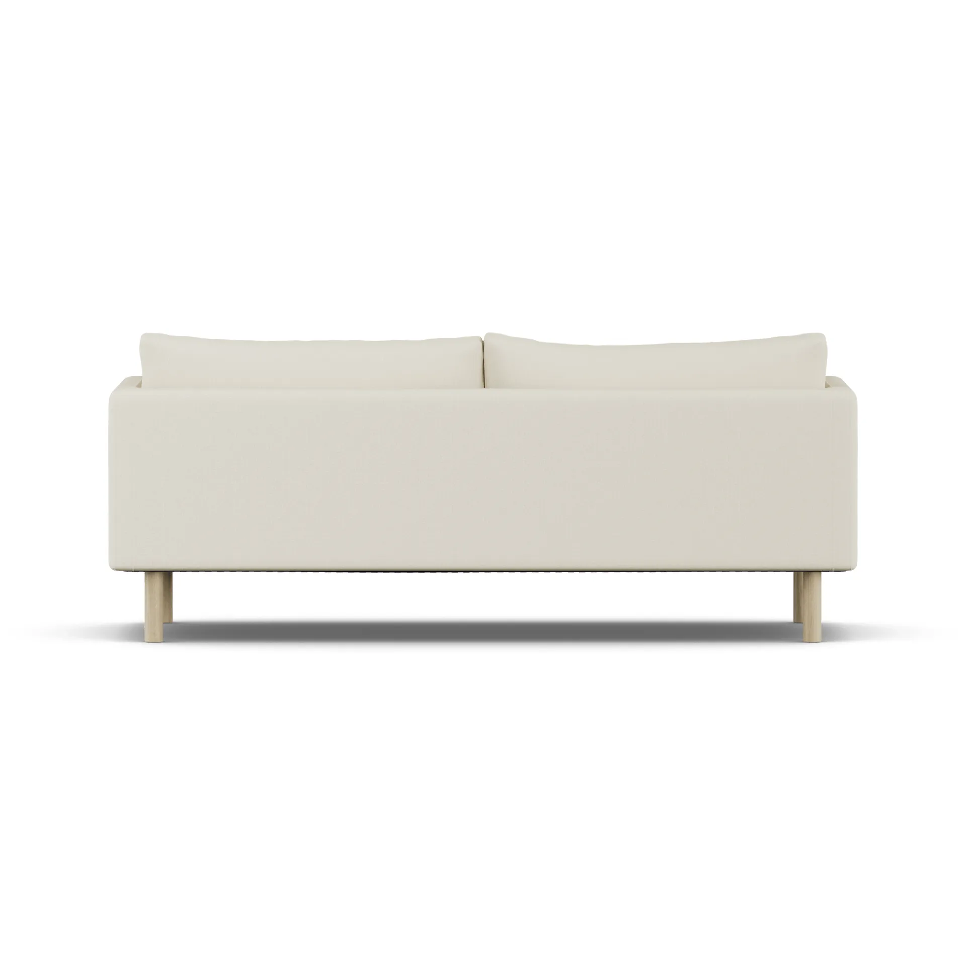 Linnevik sofa, Oslo Nature 1540-dąb olejowany na biało, 3-osobowa, bez falbany 1898