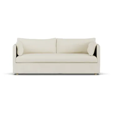 Linnevik sofa - Oslo Nature 1540-dąb olejowany na biało, 3-osobowa, z falbaną - 1898