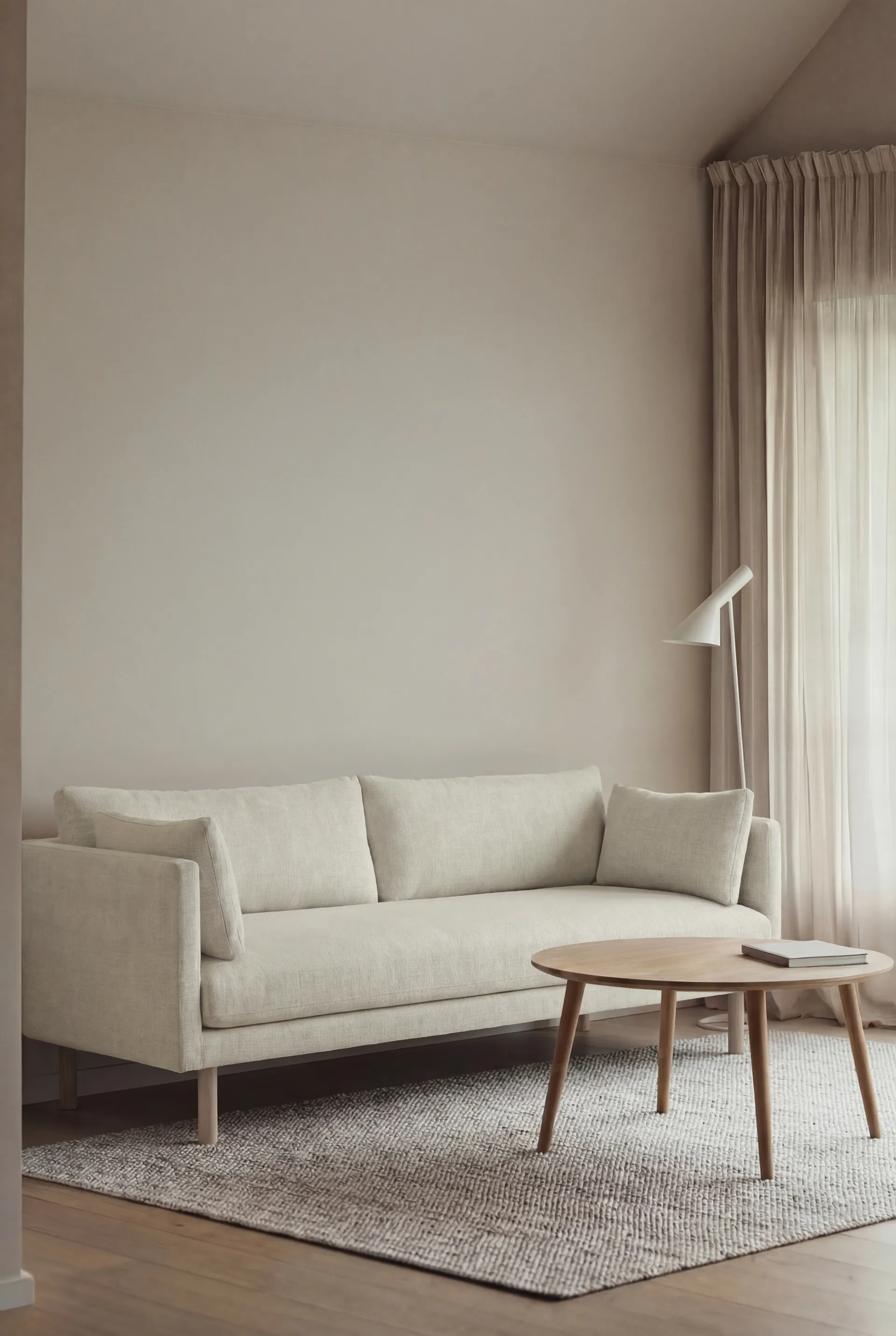 Linnevik sofa, Oslo Nature 1540-dąb olejowany na biało, 3-osobowa 1898