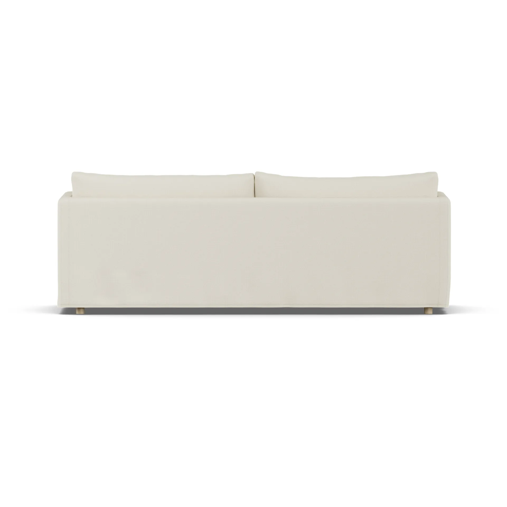 Linnevik sofa, Oslo Nature 1540-dąb olejowany na biało, 4-osobowa, z falbaną 1898