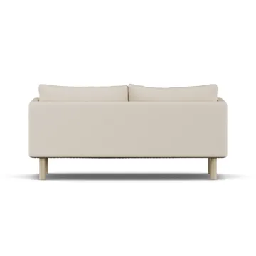 Linnevik sofa - Same Beige 6670-dąb olejowany na biało, 2-osobowa, bez falbany - 1898