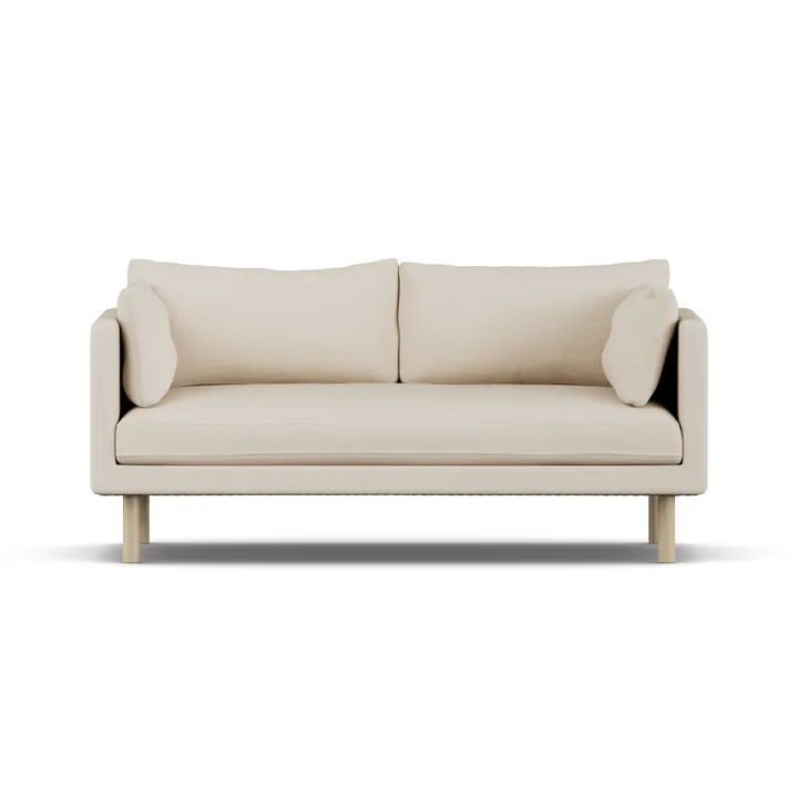 Linnevik sofa - Same Beige 6670-dąb olejowany na biało, 2-osobowa - 1898