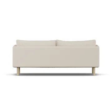 Linnevik sofa - Same Beige 6670-dąb olejowany na biało, 3-osobowa, bez falbany - 1898