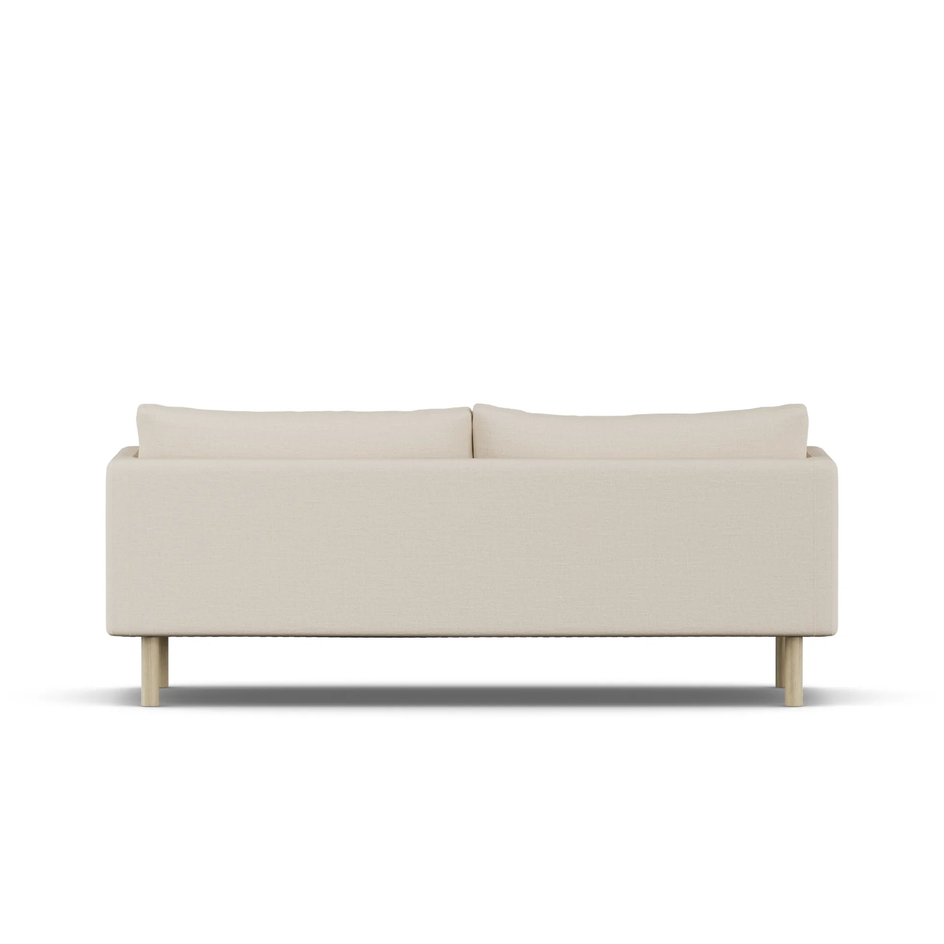 Linnevik sofa, Same Beige 6670-dąb olejowany na biało, 3-osobowa 1898
