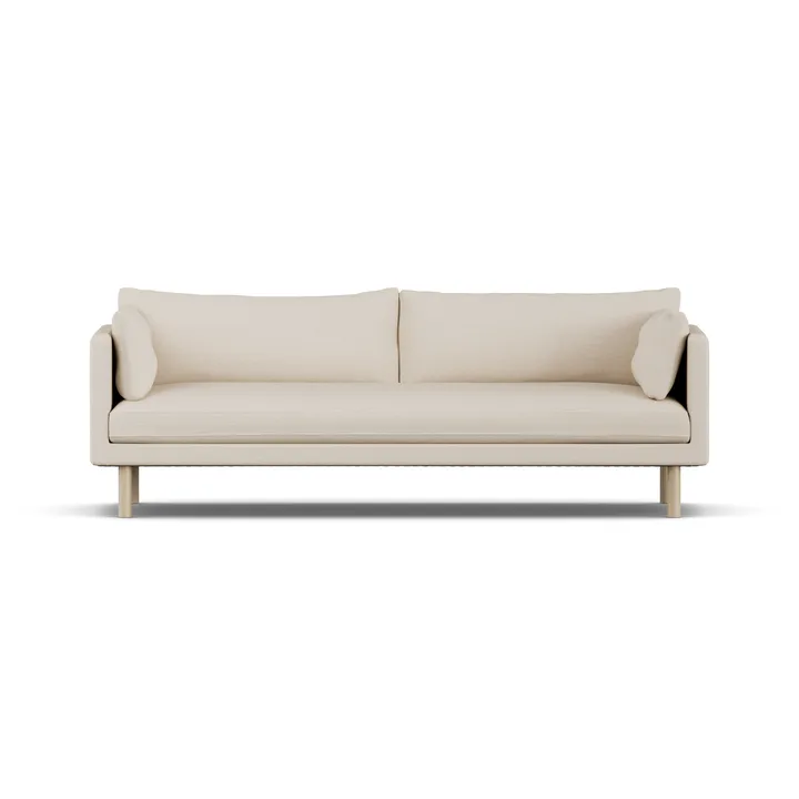 Linnevik sofa - Same Beige 6670-dąb olejowany na biało, 4-osobowa - 1898
